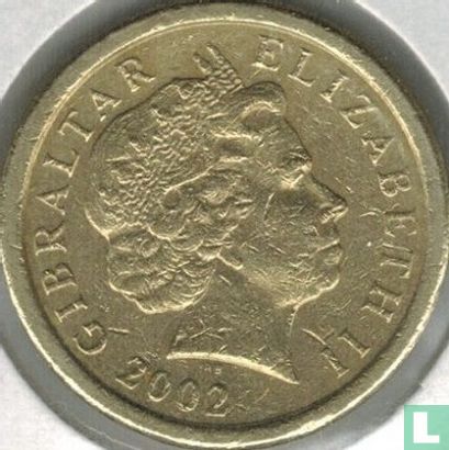 Gibraltar 1 pound 2002 (AB) - Image 1