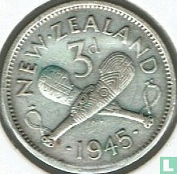 New Zealand 3 pence 1945 - Image 1