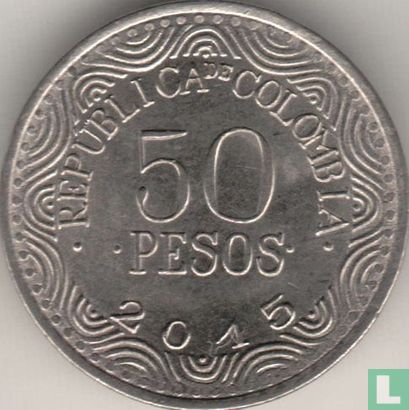 Colombia 50 pesos 2015 - Afbeelding 1
