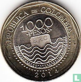 Colombia 1000 pesos 2014 - Image 1