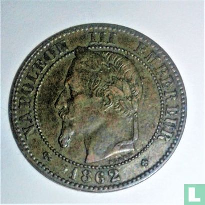 Frankrijk 1 centime 1862 (BB) - Afbeelding 1