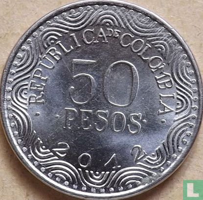 Colombia 50 pesos 2012 (type 2) - Afbeelding 1