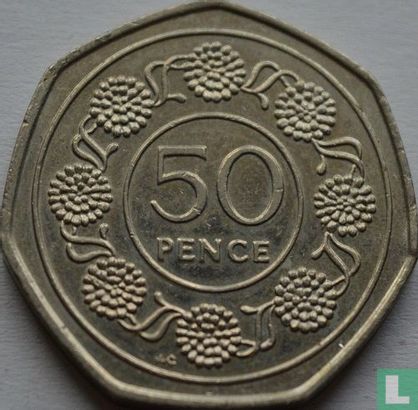 Gibraltar 50 pence 1988 (AC) - Image 2