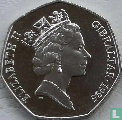 Gibraltar 50 pence 1995 (AA) - Image 1