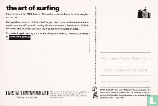 00882 - Museum Of Contemporary Art - the art of surfing - Afbeelding 2