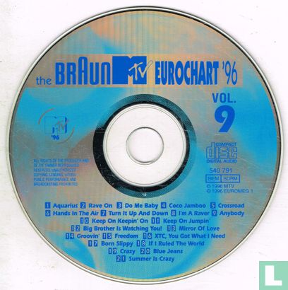 The Braun MTV Eurochart '96 Volume 9 - Image 3
