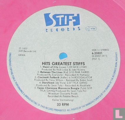 Hits Greatest Stiffs - Afbeelding 3