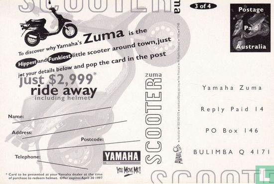 01148 - Yamaha Zuma Scooter - Afbeelding 2
