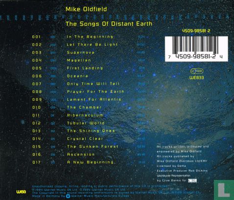 The Songs of Distant Earth - Afbeelding 2