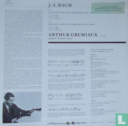 Concerto for Violin and Stringorchestra in  E Major / Concerto for Violin and Stringorchestra in A Minor - Afbeelding 2