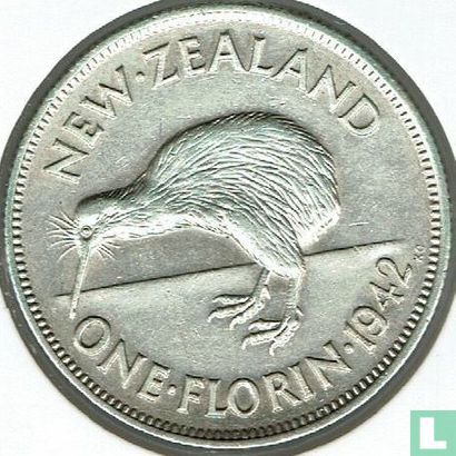 Nieuw-Zeeland 1 florin 1942 - Afbeelding 1
