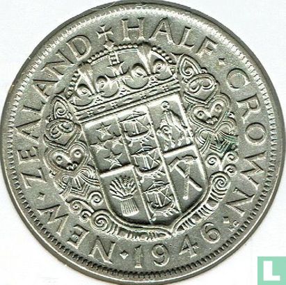 Nieuw-Zeeland ½ crown 1946 - Afbeelding 1