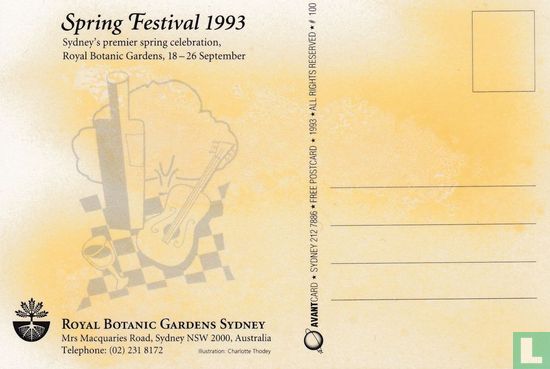 00100 - Royal Botanic Gardens Sydney - Spring Festival 1993 - Afbeelding 2