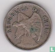 Chile 10 centavos 1908 - Image 2