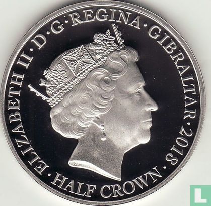 Gibraltar ½ crown 2018 (copper-nickel) "Centenary of the end of World War I" - Image 1
