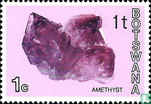 Minerals, with overprint