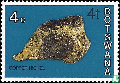 Minerals, with overprint