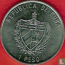 Cuba 1 peso 1994 "Eagle ray" - Afbeelding 2