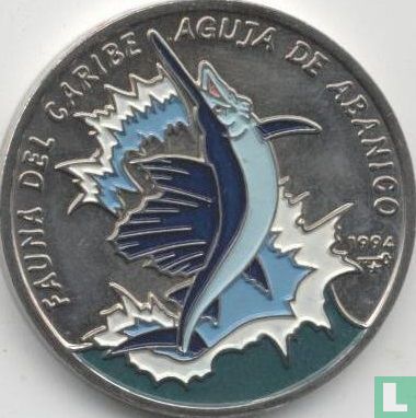 Kuba 1 Peso 1994 (Typ 2) "Sailfish" - Bild 1