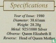 Gibraltar 1 Crown 1980 (PP) "80th birthday of Queen Mother" - Bild 3