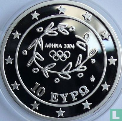Grèce 10 euro 2004 (BE) "Summer Olympics in Athens - Weightlifting" - Image 1