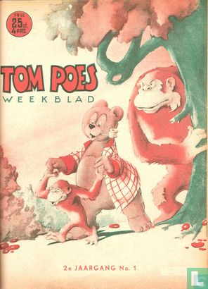 Original cover Tom Poes Weekly - Image 3
