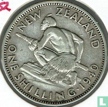 New Zealand 1 shilling 1940 - Image 1