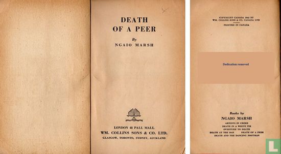 Death of a Peer - Afbeelding 3