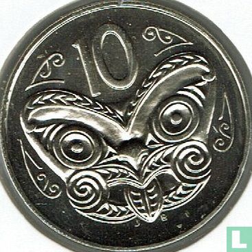 New Zealand 10 cents 1990 - Image 2