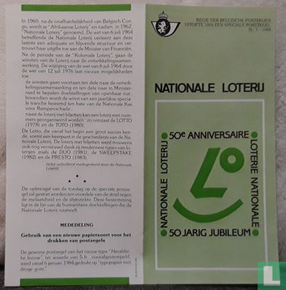 Nationale loterij 50 jarig jubileum  - Image 1
