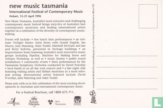 00720 - new music tasmania - Afbeelding 2