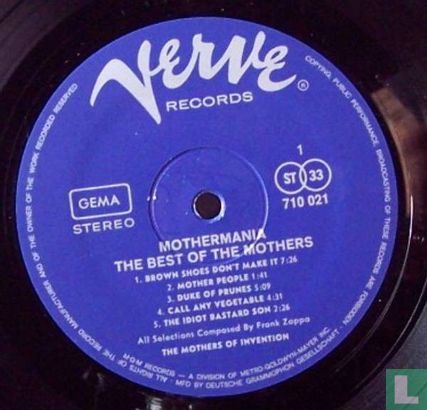 Mothermania - The Best of the Mothers  - Image 3