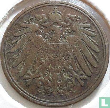 Empire allemand 1 pfennig 1893 (E) - Image 2