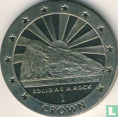 Gibraltar 1 Crown 1995 "Solid as a rock" - Bild 2