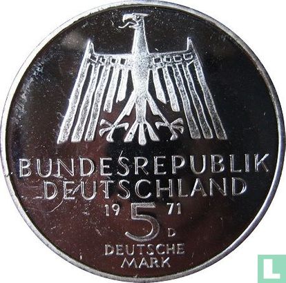 Deutschland 5 mark 1971 (PP) "500th anniversary Birth of Albrecht Dürer" - Bild 1