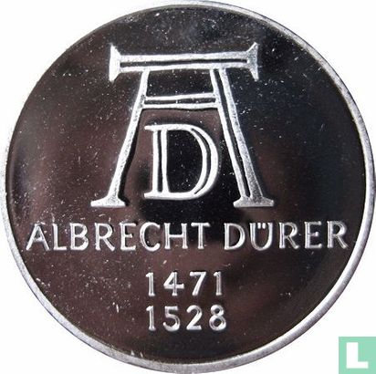 Allemagne 5 mark 1971 (BE) "500th anniversary Birth of Albrecht Dürer" - Image 2