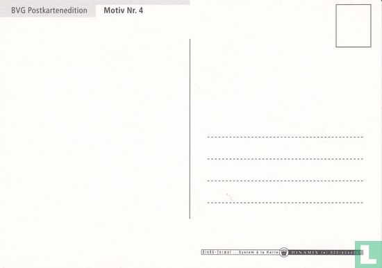 BVG Postkartenedition - Motiv Nr. 4 - Afbeelding 2