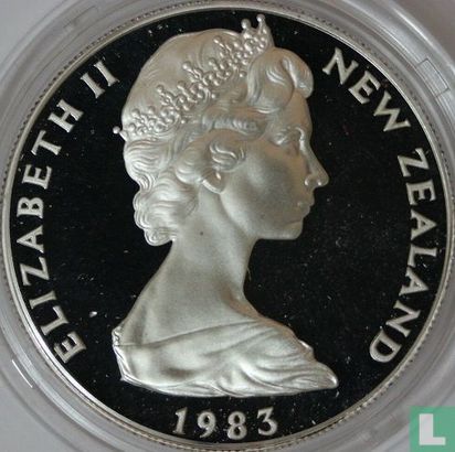 Nieuw-Zeeland 1 dollar 1983 (PROOF) "50th anniversary of New Zealand coinage" - Afbeelding 1