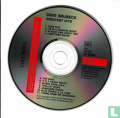 Dave Brubeck's Greatest Hits - Image 3