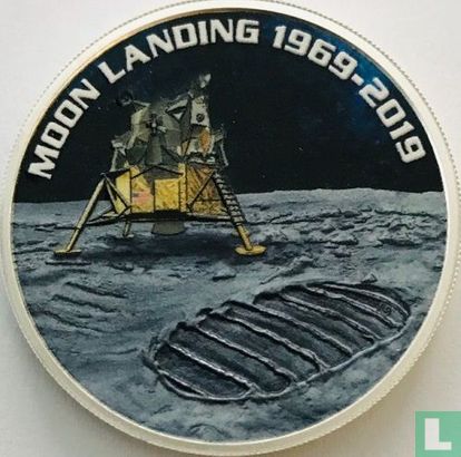 Australia 1 dollar 2019 (type 3 - coloured) "50th anniversary of the moon landing" - Image 2