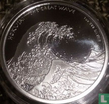 Fidschi 1 Dollar 2017 (PROOFLIKE) "Hokusai's great wave" - Bild 2