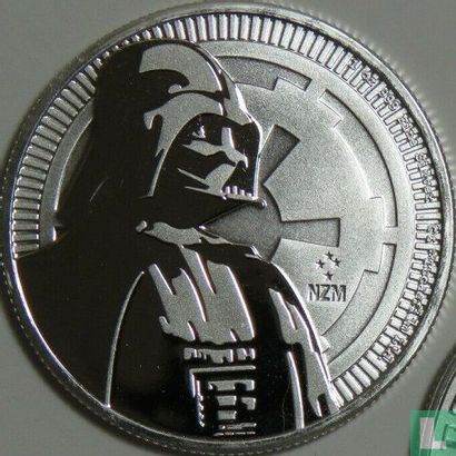 Niue 2 dollars 2017 (kleurloos) "Star Wars - Darth Vader" - Afbeelding 2