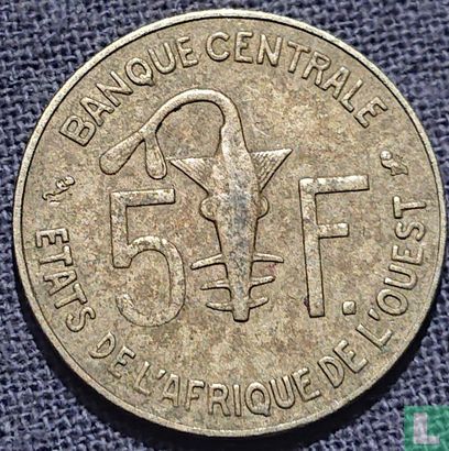 West-Afrikaanse Staten 5 francs 1969 - Afbeelding 2