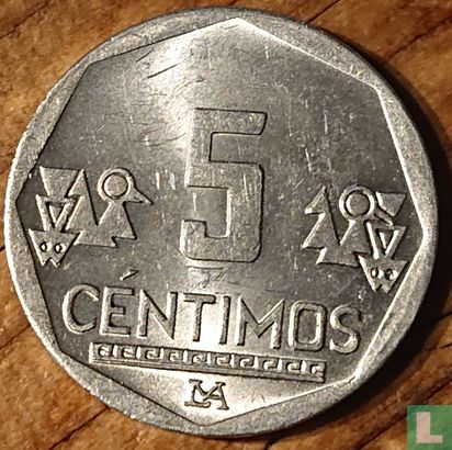 Pérou 5 céntimos 2015 - Image 2