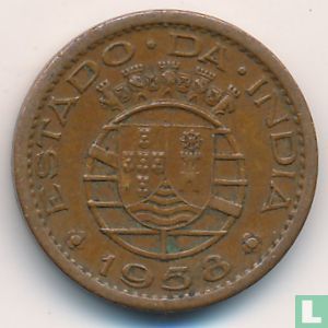 Portuguese India 10 centavos 1958 - Image 1