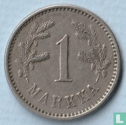 Finlande 1 markka 1924 - Image 2