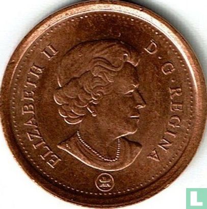 Canada 1 cent 2011 (zinc recouvert de cuivre) - Image 2