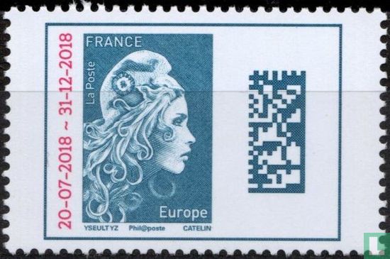 Marianne, the committed (with overprint)