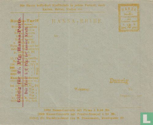 Hansa figure - Letter - Image 1