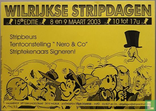 15e Wilrijkse stripdagen - 2003